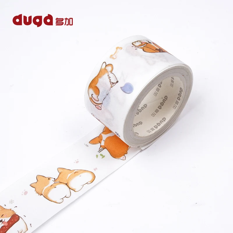 corgi Декоративные милые корги собака печати Васи ленты Diy Скрапбукинг Фотоальбом школы Скрапбукинг инструменты кавай бумажные наклейки маска - Цвет: corgi