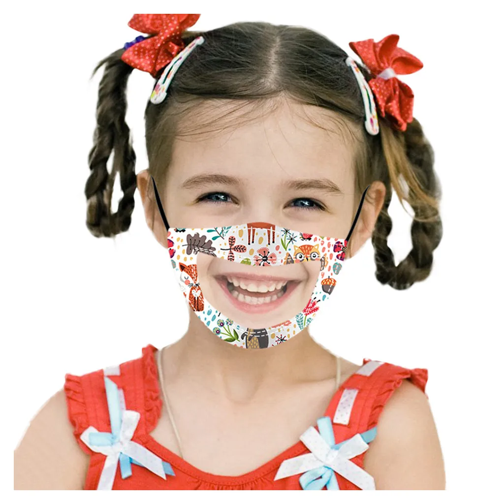 1 шт. детская наружная маска с прозрачным окошком видимая экспресс доставка для