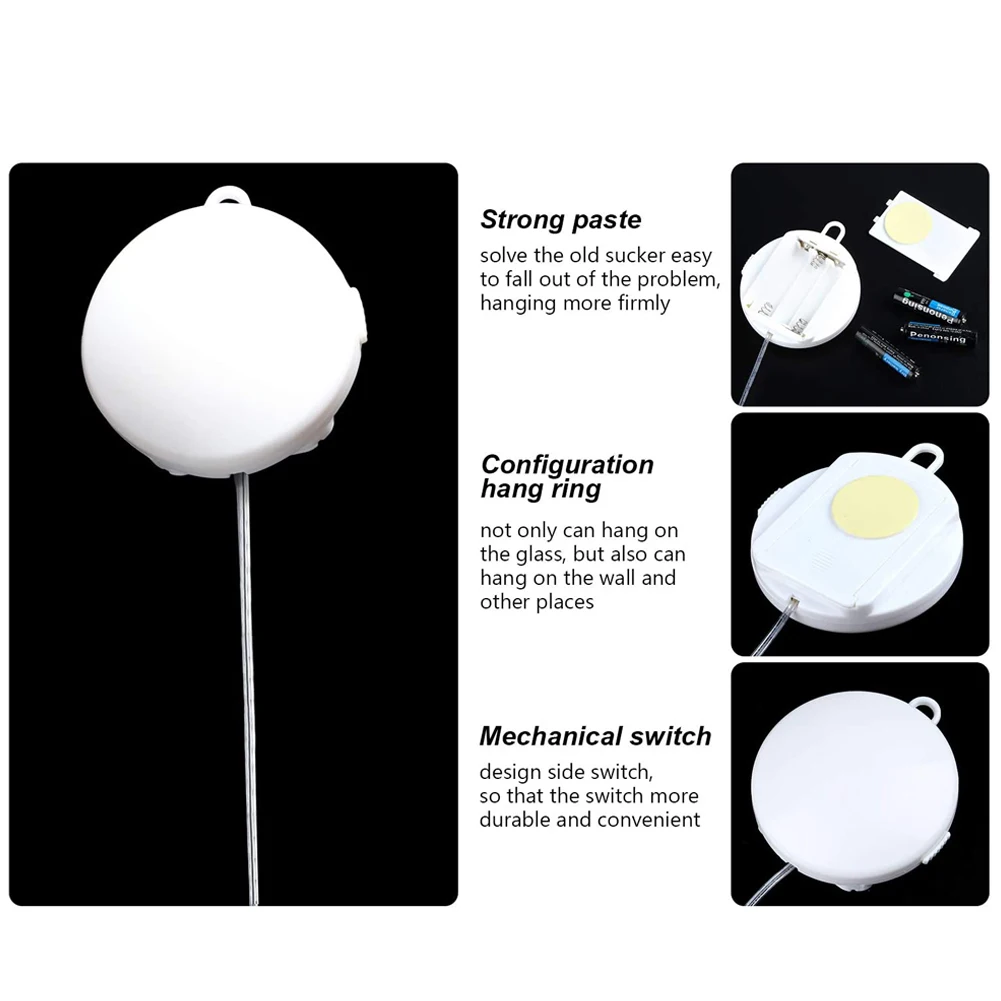 

Christmas Decorative Novelty Hanging 3D Lights with Suction Cup for Indoor Windows Pathway Patio Bedroom Warm White Snowman Elk