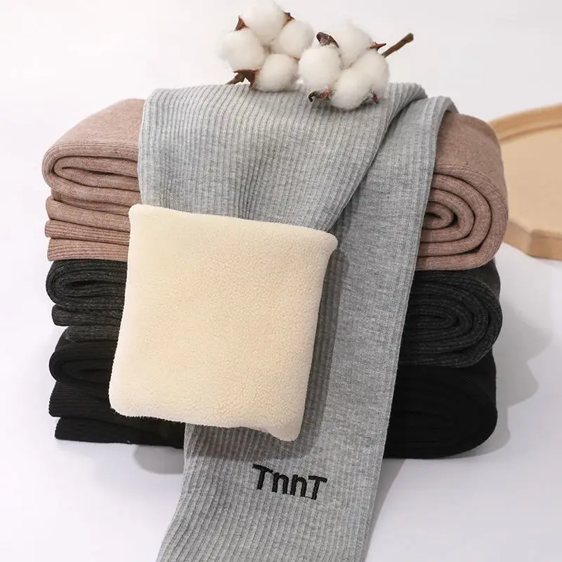 

Winter Leggings lambswool Warm Leggings High Waist Thick Velvet Legging Solid All-match Leggings Women Trousers