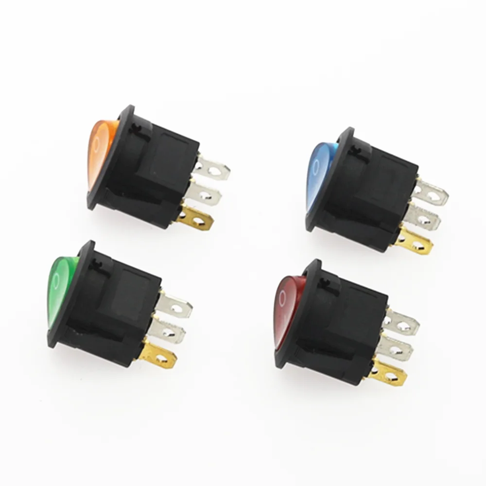 4 светодиодный т. 12 В LED иллюзированный клавишный переключатель 20A кнопочный