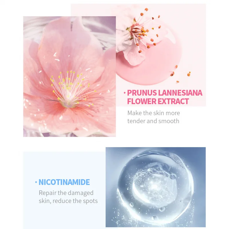 

100ML Sakura Emulsion Facial Skincare Moisturizing Brightening Whitening Cream Firming Skin