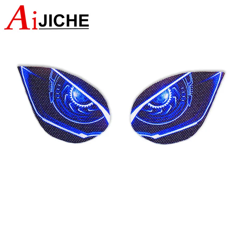 

For KAWASAKI NINJA ZX-6R ZX6R ZX 6R 2007-2008 Motorcycle 3D Front Fairing Headlight Stickers Guard Head light protection Sticker