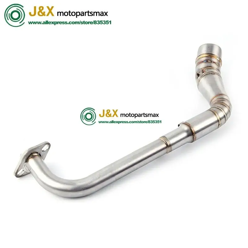 

Motorcycle Fiber Exhaust Muffler middle pipe Escape Full System Slip On For YAMAHA NMAX155 NMAX 155 N MAX 155 N MAX155 NMAX125