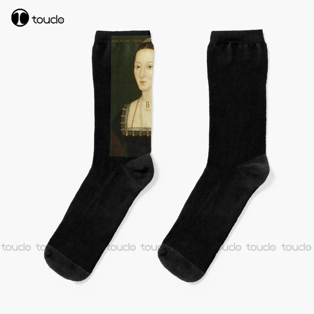 

Wives Of King Henry Viii. Anne Boleyn. Socks Athletic Socks Thanksgiving Christmas New Year Gift Unisex Adult Teen Youth Socks