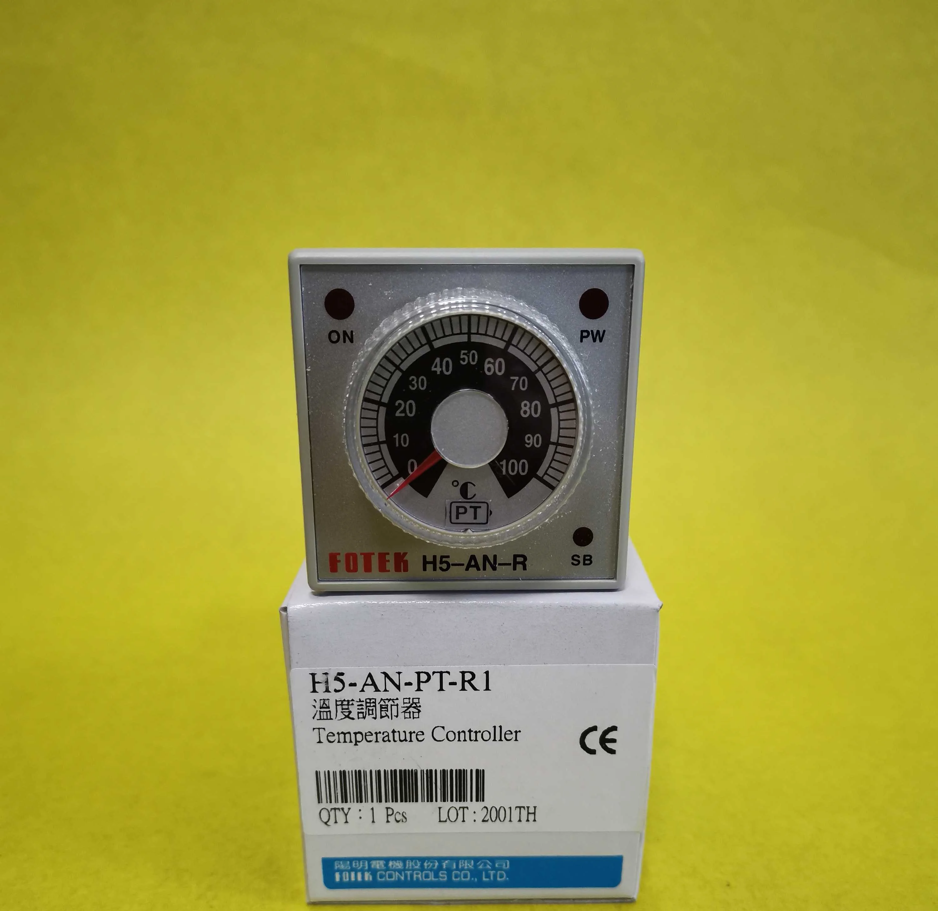 Taiwan Novo Original Fotek Controlador de Temperatura H5-an-pt-r1 Temporizador