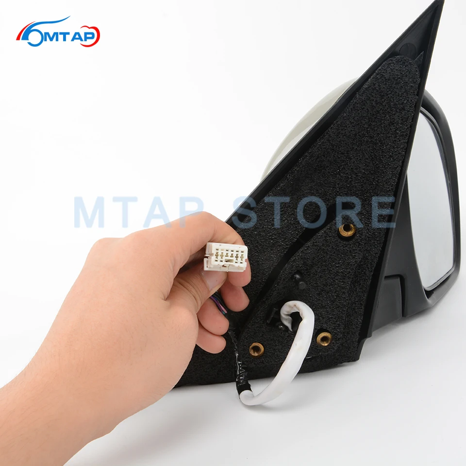 Автомобильное складное боковое зеркало для Subaru Forester 2011 2012 узел зеркала заднего