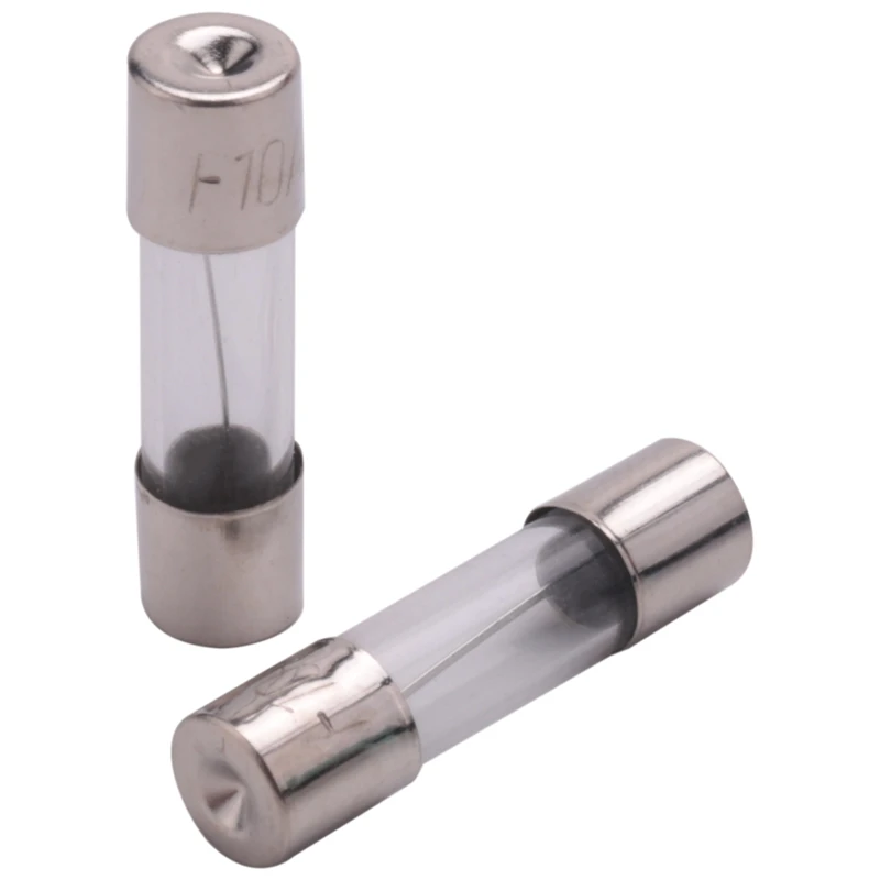 Promotion! 10 Pcs 250V 10Amp Slow Blow Time Delay Glass Fuses Tubes 5Mm X 20Mm | Строительство и ремонт