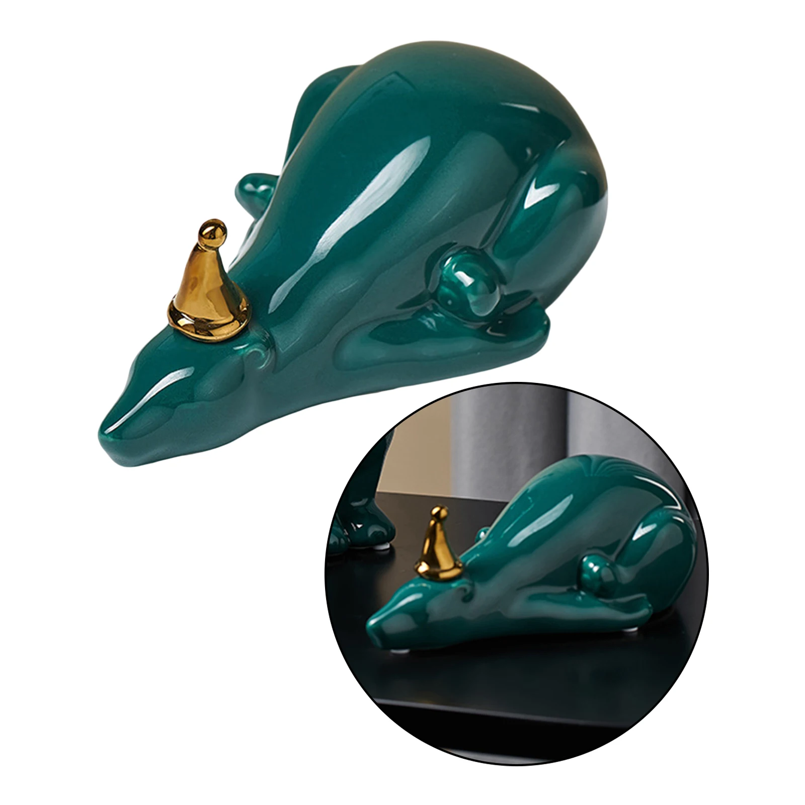 Милый белый фигурка медведь Керамика Скульптура предметы прикладного искусства