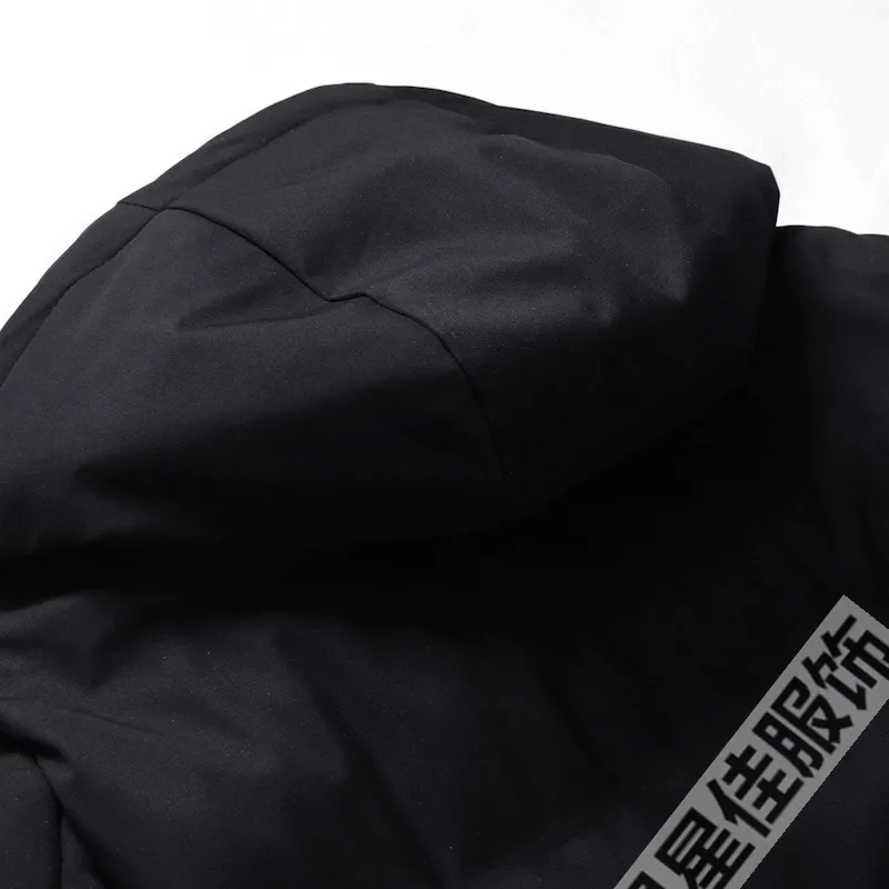 Мужская ветрозащитная куртка с капюшоном новая теплая верхняя одежда большого