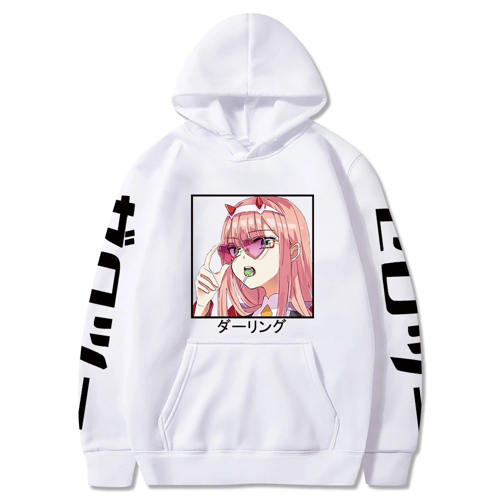 

Darling in the FranXX Anime Harajuku Hoodies Zero TWO Young Beauty Lady Sweatshirt Ulzzang Causal Streetwear Pullover Female