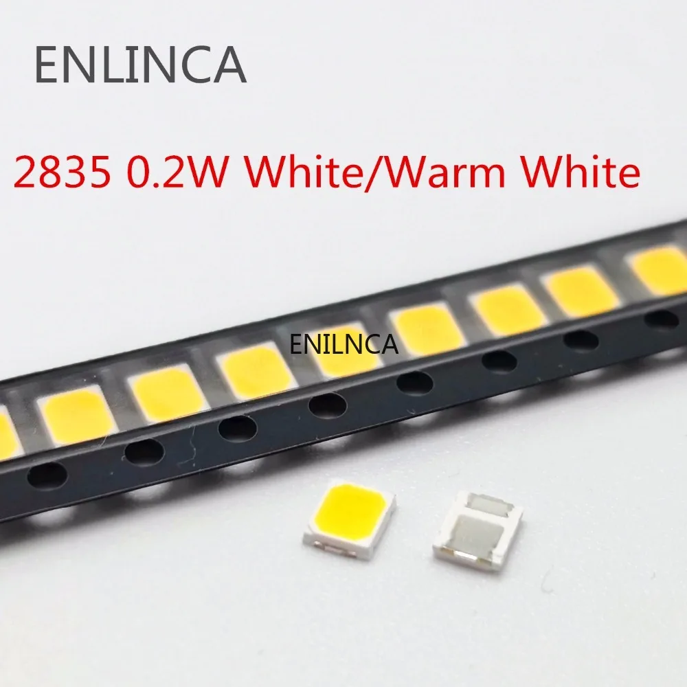 Лампа светодиодная SMD 100 0 2 Вт 20-25 лм белый холодный теплый свет Чип светодиодов