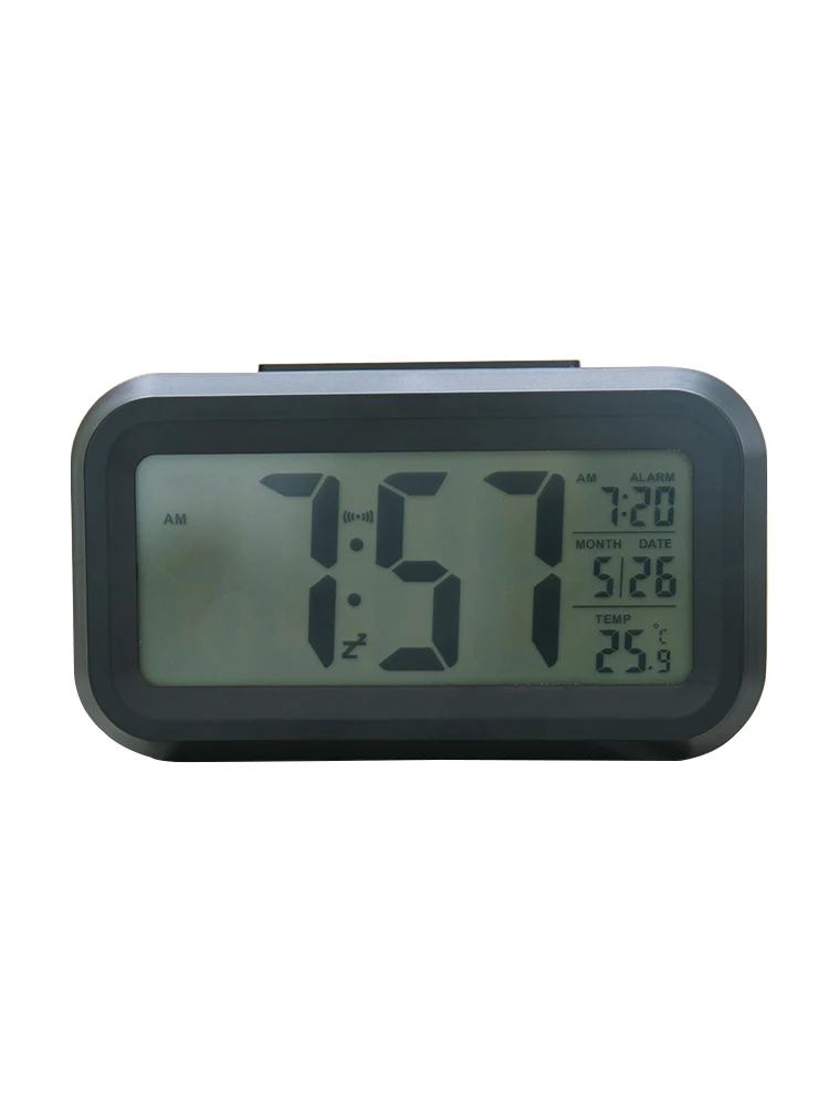 Настольный будильник с регулировкой яркости современные большие цифры восход