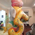 Набор воздушных шаров, 40 дюймов, большой, воздушные шары из фольги в виде цифр, 5 шт., для душа, детские игрушки воздушный шар на день рождения, для 1, 2, 3 лет, для одного года, домашний декор