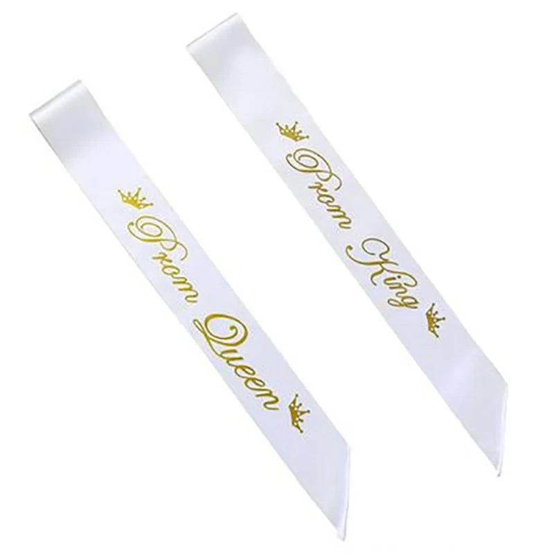 Горячая Распродажа Выпускной выпускной бал королева/король плечевой ремень град