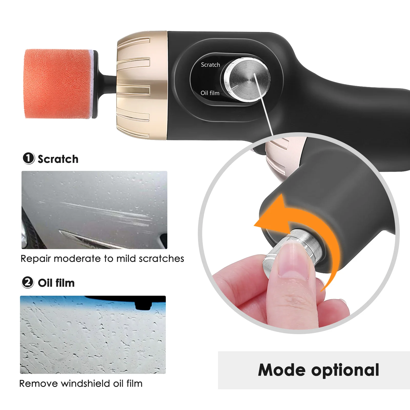 

Car Buffer Polisher Kit Polishing Paint Correcting Buffer Tool Car Scratch Remover Correcting Polish Mini Grinder Tool