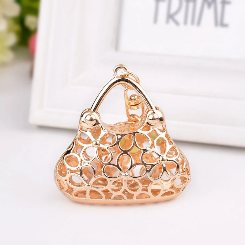 Брелок для ключей женский из металлического сплава креативный дизайн с опалами