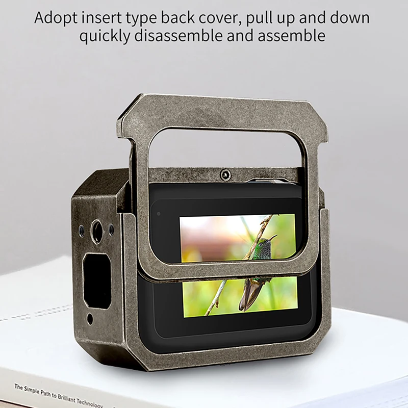 Металлическая клетка для GoPro 8 защитный корпус рамка с холодным башмаком