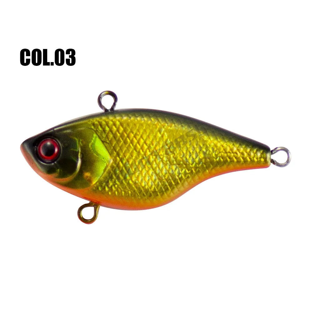 03 40 мм 4,6 г Вибрация обратного отсчета Hard жесткие приманки Lipless Crankbait тонущие рыболовные приманки для пресной воды - Цвет: 03