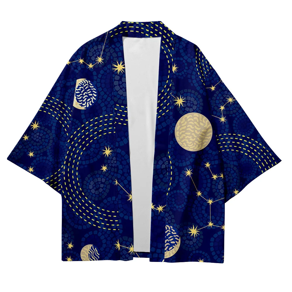 Японский кардиган Для женщин и мужчин Harajuku Haori Kimono размера плюс XXS-6XL 5XL с