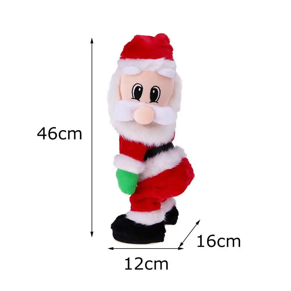 Santa Claus Toy Electric Twerk Singing Dancing hip shake Figure Twisted Hip Toys for children Christmas New Year | Игрушки и хобби