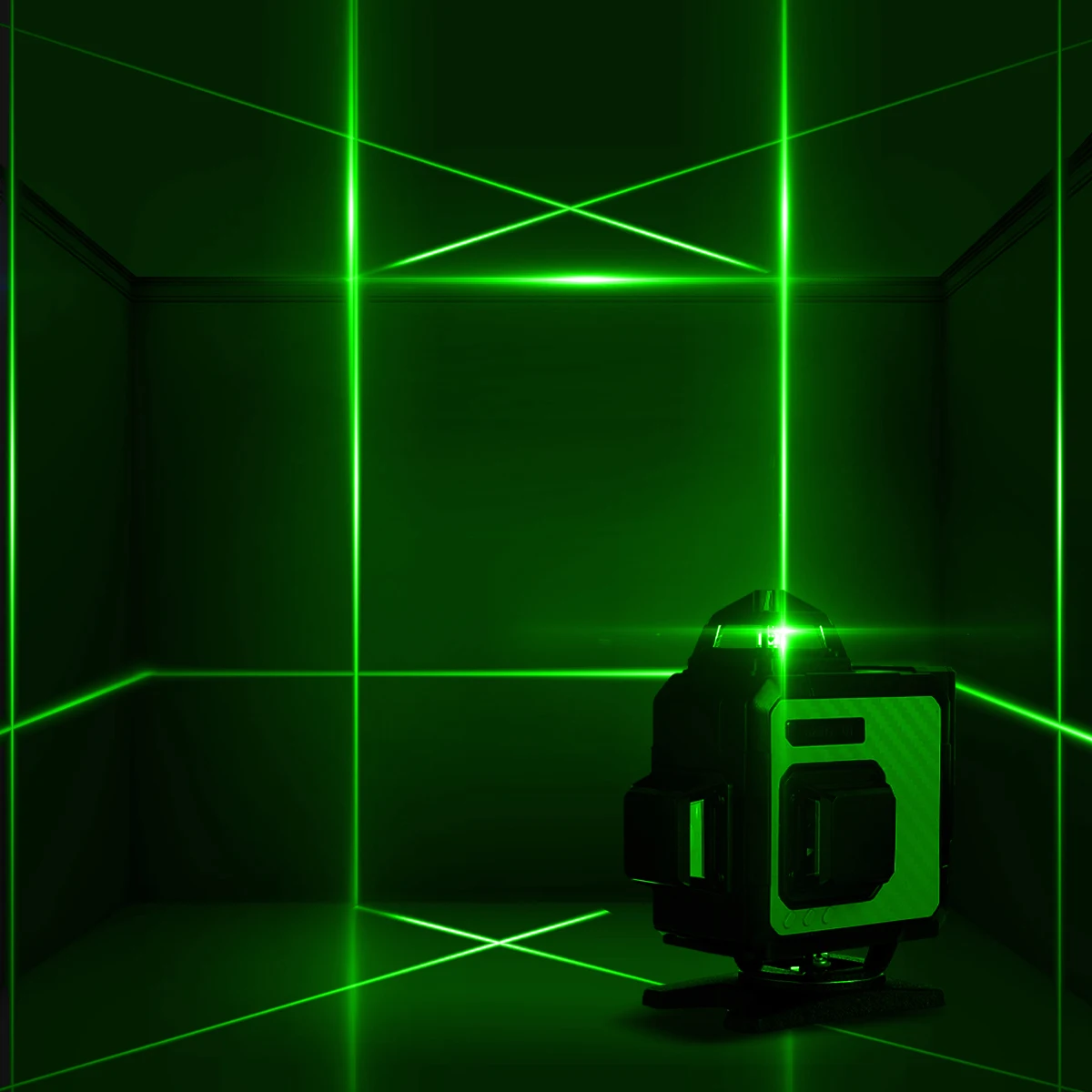 

FASGet 16 lines 4D Cross Line Laser Level Bluetooth & APP Remote Control Functions Green Beam Lines with Wall Attachment Frame