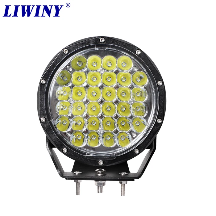 liwiny Off Road LED Work Light 7inch 128W Flush Mount Driving Fog  Pods For Truck