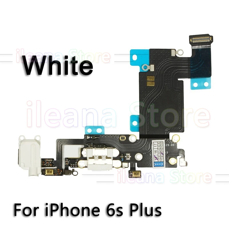 6s Plus White OEM USB порт зарядное устройство док-станция гибкий кабель для iPhone 6 6s 7 8 Plus док-станция для зарядки с микрофоном Flex - Цвет: 6s Plus White