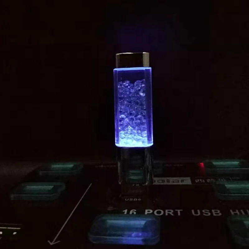 Флеш-накопитель usb 2 0 4/8/16/32 ГБ со светодиодный Ной подсветильник кой | Компьютеры и