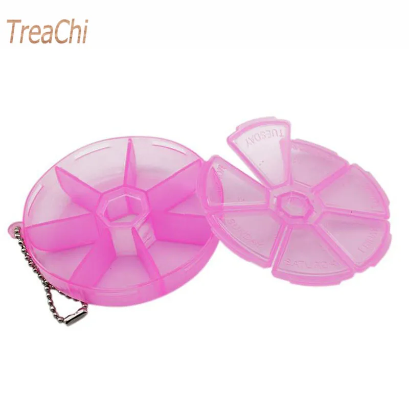 7 дней Еженедельные таблетки капсулы медицинский препарат держатель коробки