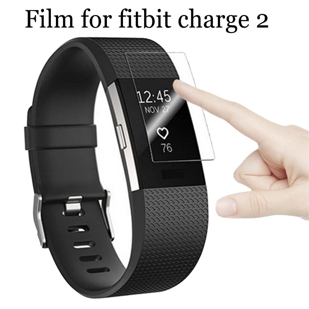 

Простая в установке Защитная пленка для умных часов fitbit charge 2 HD/матовая прозрачная защитная пленка на весь экран для Fitbit charge 2