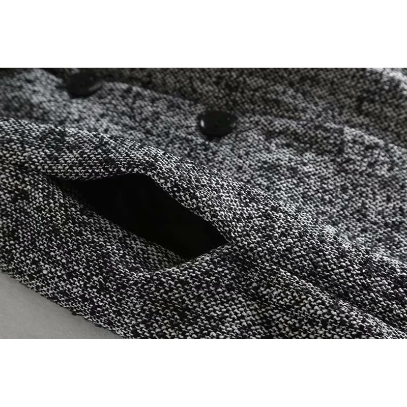 2019 Za Women’s coat wool jacket single breasted solid long warm thick winter manteau femme | Женская одежда