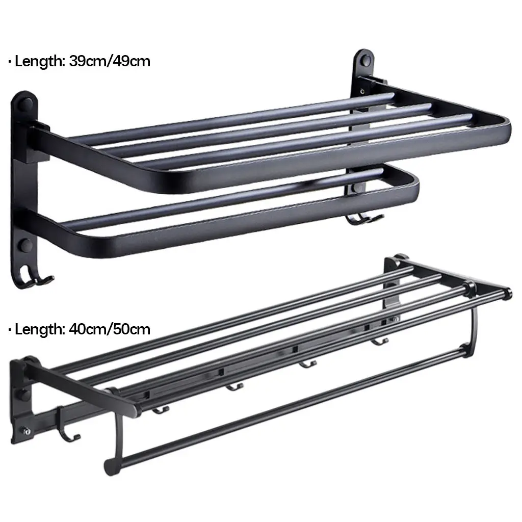 Bathroom Towel Rack, Towel Bar, Punch-Free Bathroom Towel Rack Bathroom Towel Bar Holder