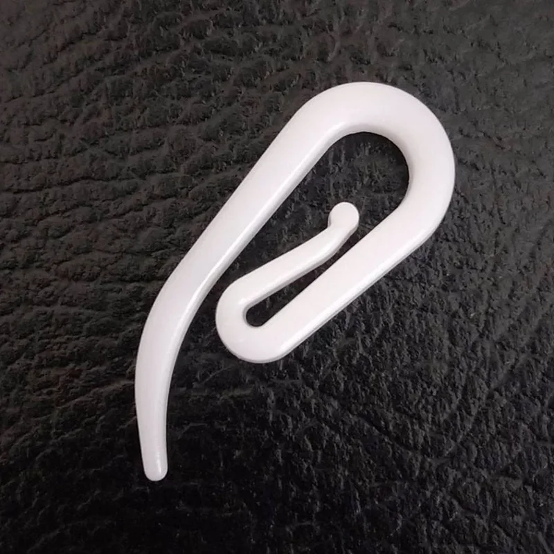 30 шт./лот крючки для штор с лентой занавесок белый пластик нейлон | Дом и сад