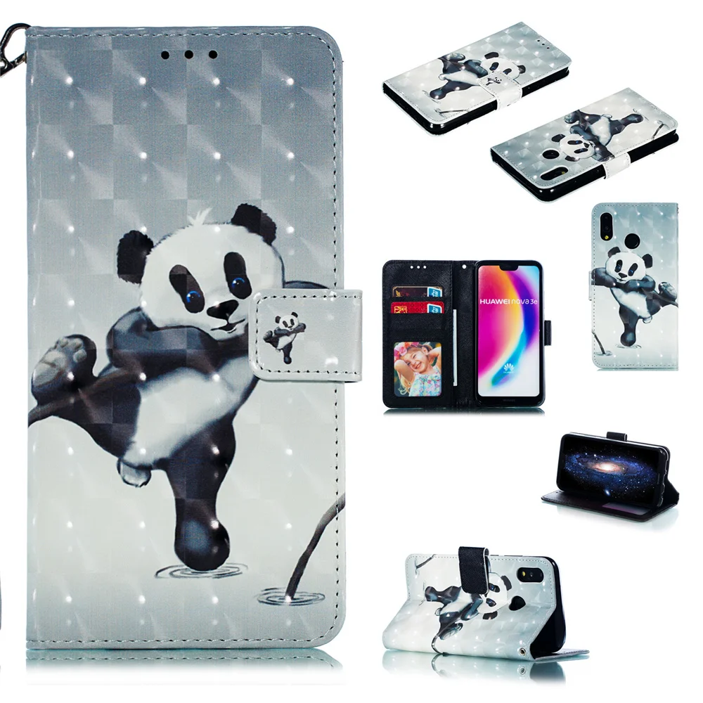 Чехол с рисунком для huawei P20 Lite, чехол P30 mate 20 10 Lite, чехол-книжка mate 20 X Pro, чехол с откидной крышкой и подставкой, чехол Huewai Huawai - Цвет: Флуоресцентный желтый
