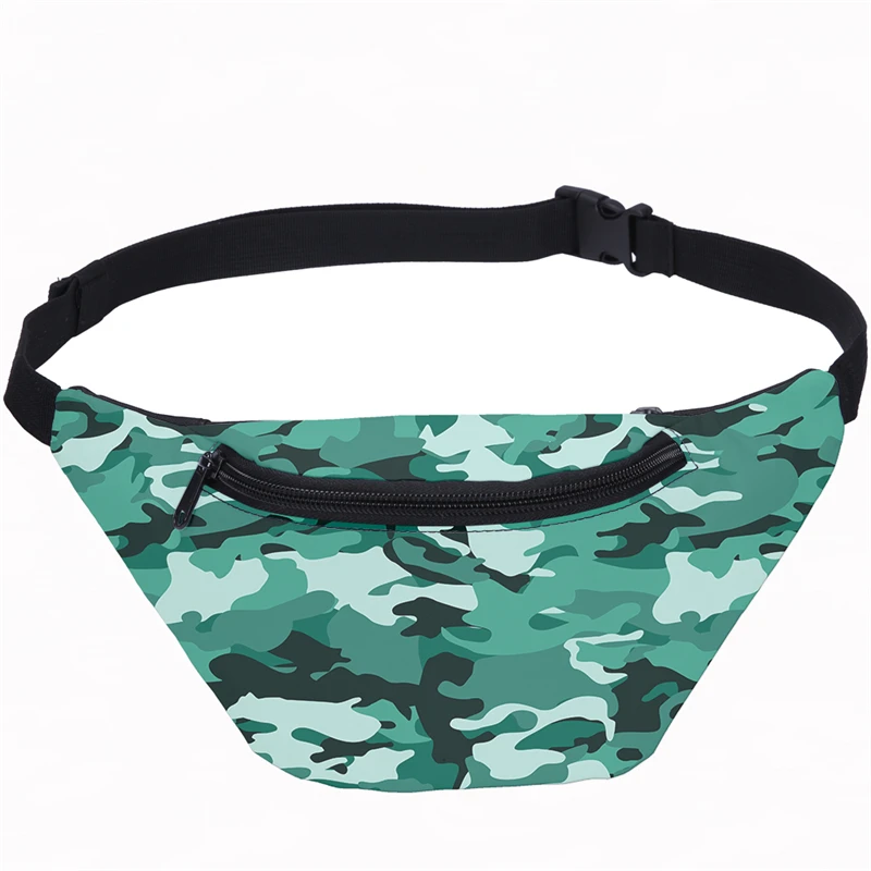 Мужская поясная сумка Banana Fruit с принтом в стиле хип-хоп на молнии для телефона