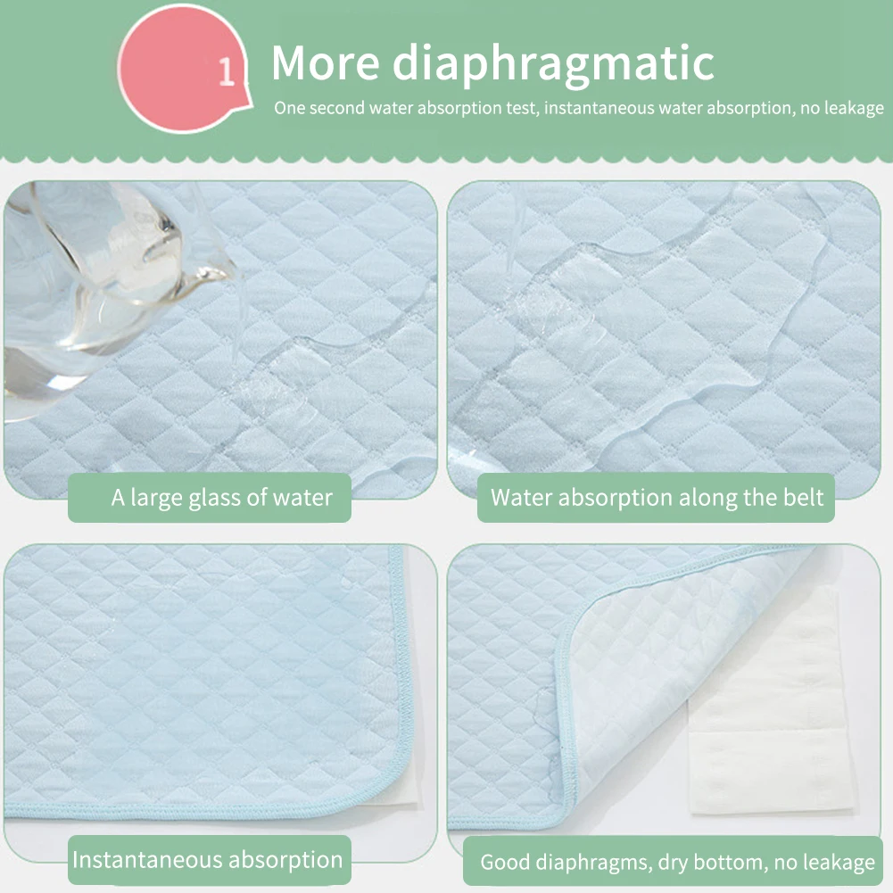 Моющийся Мягкий подгузник для младенцев пеленальный коврик дышащий портативный