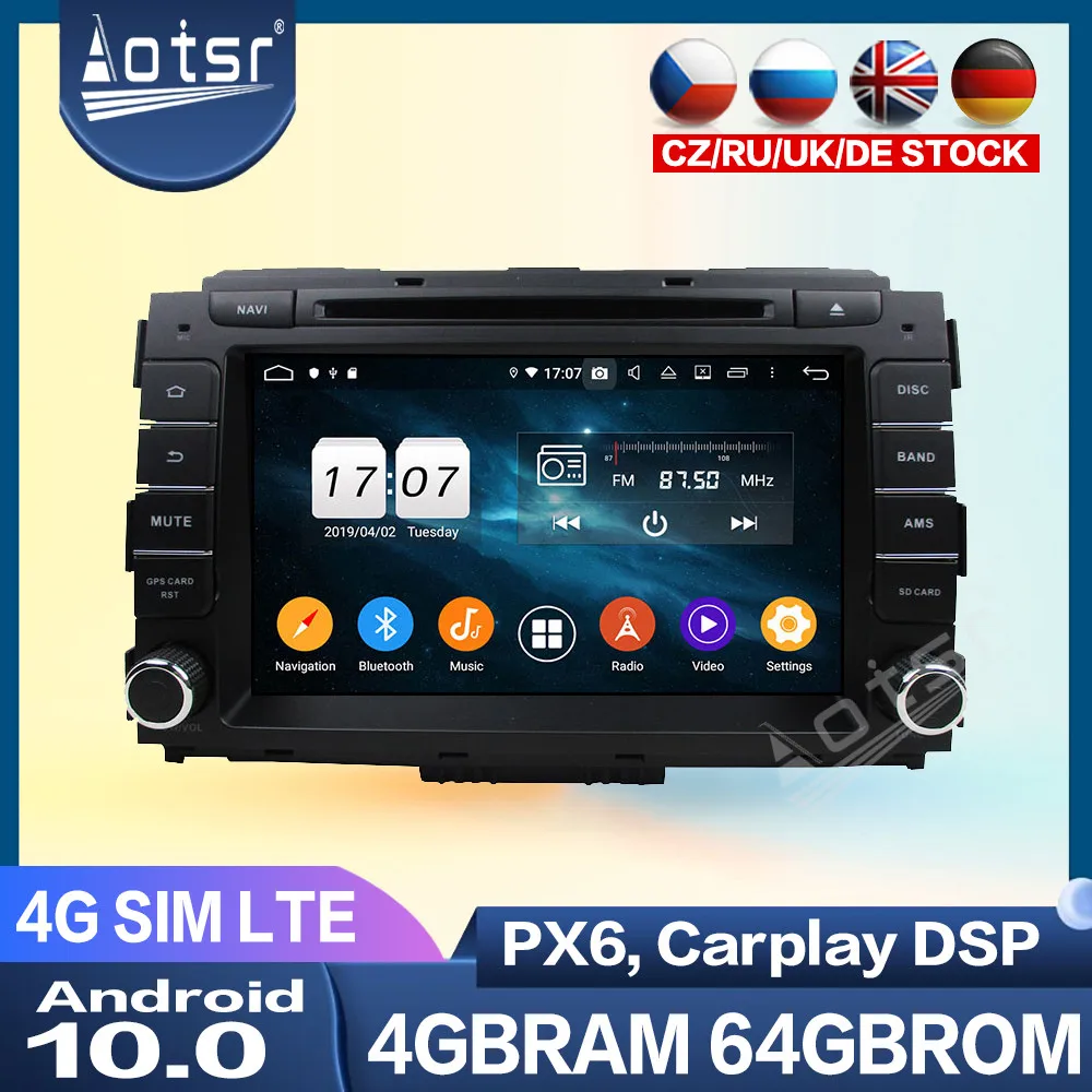 

Android 10.0 Car DVD Radio GPS Navigation for Kia Carnival Car Muiltimedia Player Stereo Unit Screen 4G LTE Audio