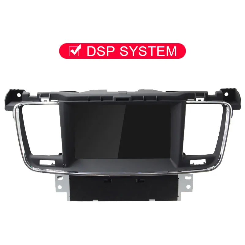 JDASTON Android 9,0 автомобильный dvd-плеер для PEUGEOT 508 Стерео gps навигация Мультимедиа Авто аудио радио Восьмиядерный 4G+ 64G головное устройство - Цвет: With DSP