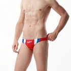 Мужские плавки бикини, сексуальный треугольный купальник с низкой талией, пляжные шорты для серфинга, летний гей купальник