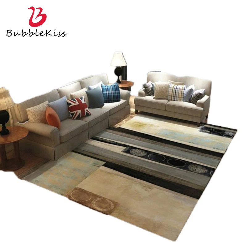 Абстрактный ковер с изображением поцелуя из пузырей для гостиной современные