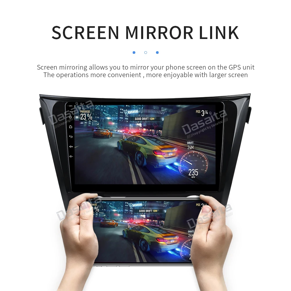 Автомобильный 1din 10," ips Android 9,0 автомобильный мультимедийный плеер для Nissan Qashqai Радио Стерео 8-Core 4 Гб+ 32 Гб встроенной gps Wi-Fi