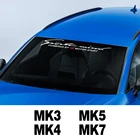 Наклейки на переднее и заднее стекло автомобиля, наклейки для Volkswagen VW Golf 7 4 5 6 3 2 8 MK8 MK7 MK6 MK5 MK4 MK3 MK2, аксессуары для автомобильного декора