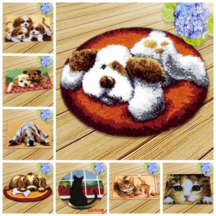 Восхитительные котики Насекомых защёлки Наборы милый ковер для собак Набор