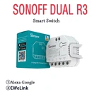 SONOFF DUALR3 умный дом, Моторизованные электрические шторы, роликовые повязки, оконные шторы, модуль переключателя, автоматический голосовой пульт дистанционного управления Siri