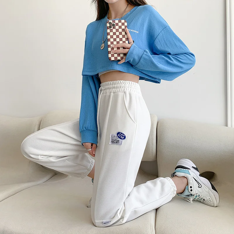 

Удобные мягкие спортивные женские свободные брюки