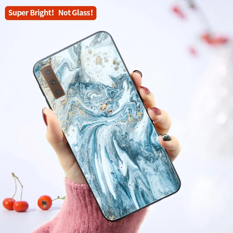 ПК для samsung A50 A70 A30 A40 A10 A20 A6 A7 A8 A9 2018 зеркальный чехол A5 2016 плюс роскошный накладка