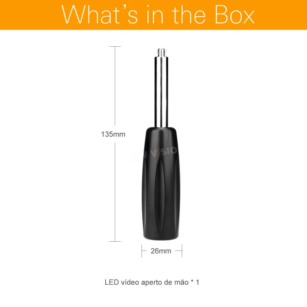 Светодиодная лампа для видеосъемки YONGNUO Godox ручка с наружной резьбой 1/4 20 YN160 YN300 II