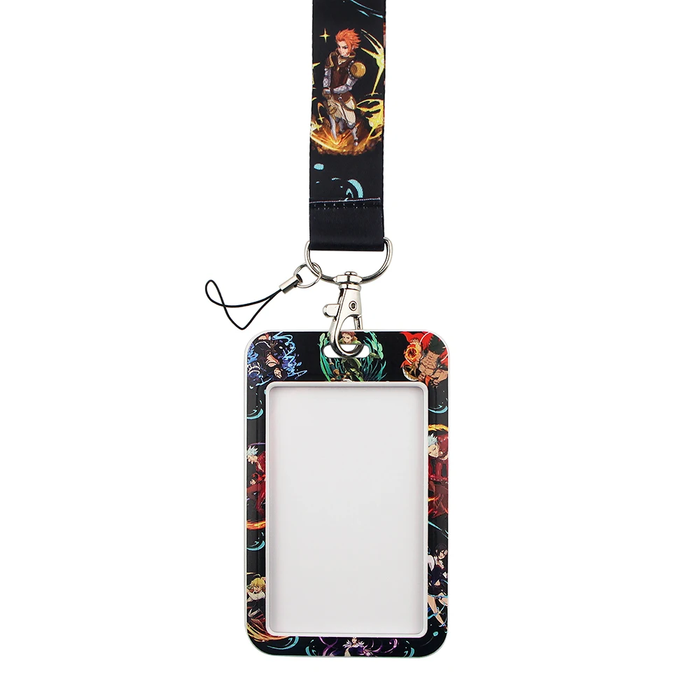 

DZ1572 The Seven Deadly Sins Key lanyard Personalise ID Card Pass Gym Mobile Phone Key Ring Badge Holder Key Chain Jewelry