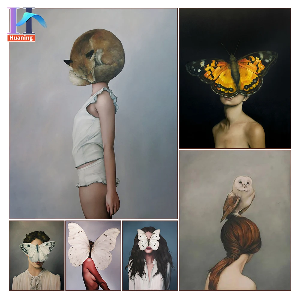 

Frame Figure Picture Painting By Numbers Animals Sexy Girl Diy Gift Wall Art Canvas By Numbers Acrylic Art For Home Decors